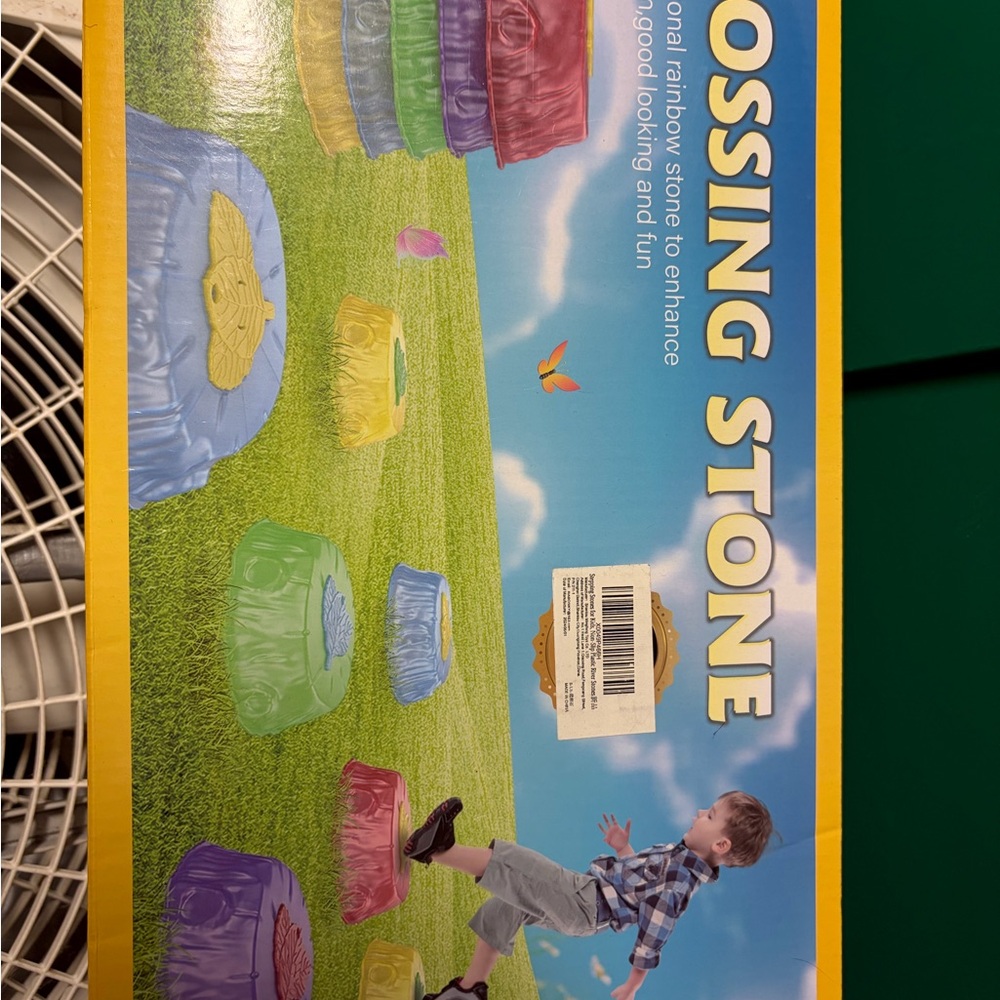 Rainbow Stepping Stones - Colorful Kids Play Set for balancing